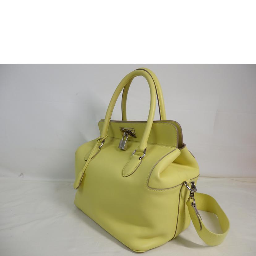 HERMES エルメス/ツールボックス26／スイフト／ジョーヌプッサン//□Q　***/ABランク/84