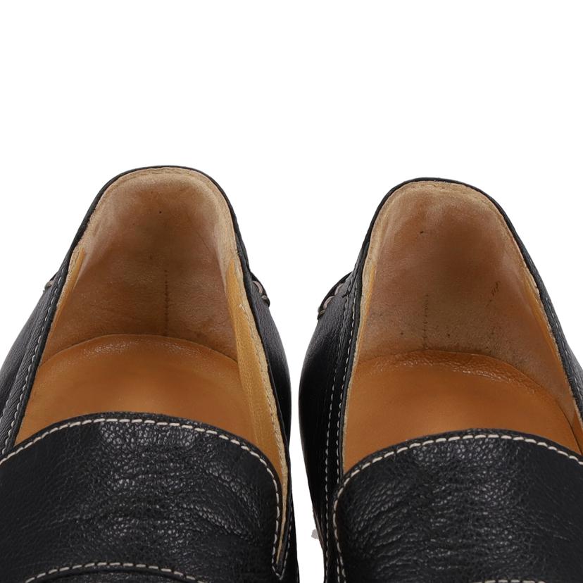 HERMES エルメス/Hステッチレザーローファー//ｻｲｽﾞ:38/ABランク/91
