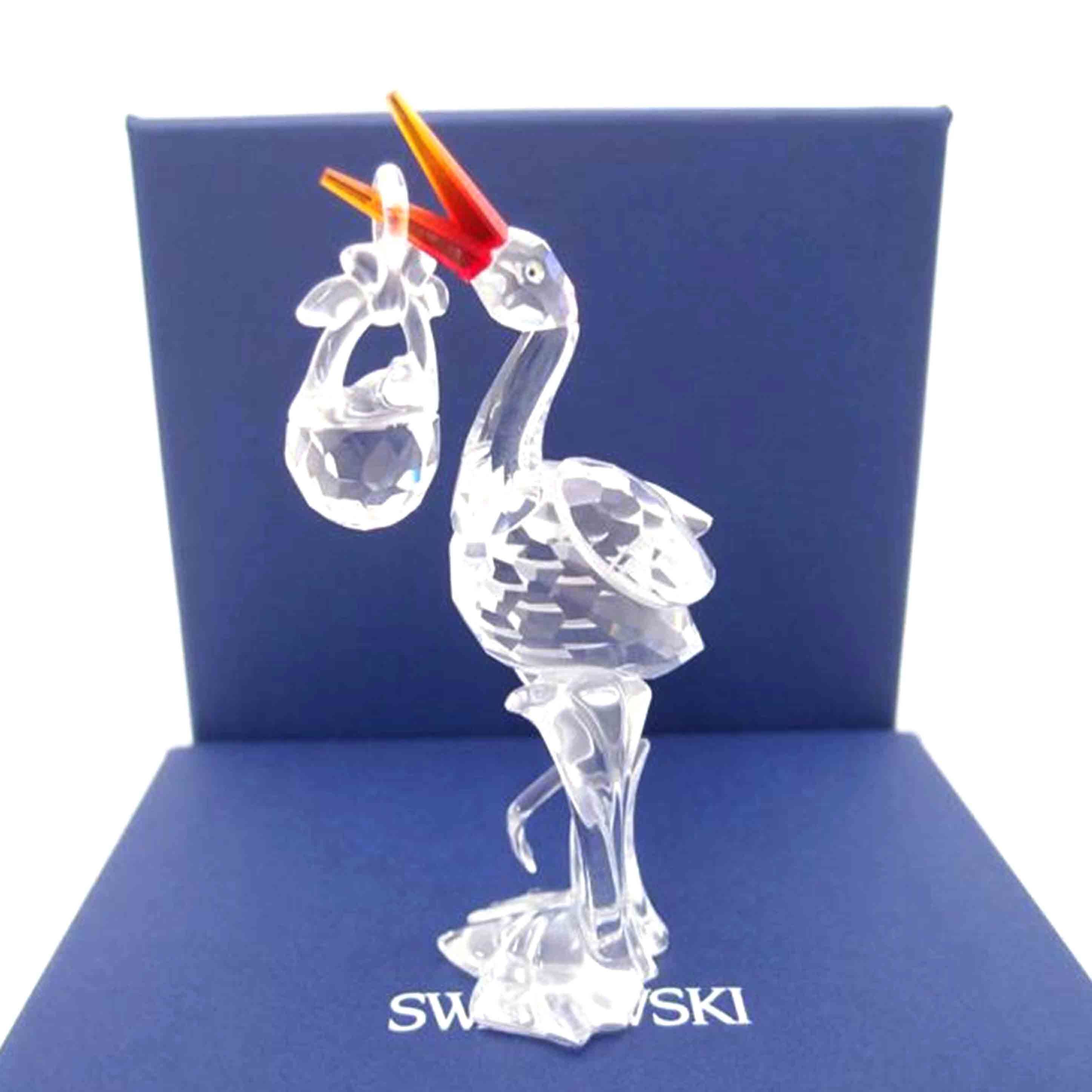SWAROVSKI スワロフスキー/スワロフスキー　置物　コウノトリと赤ちゃん/659401//SAランク/69