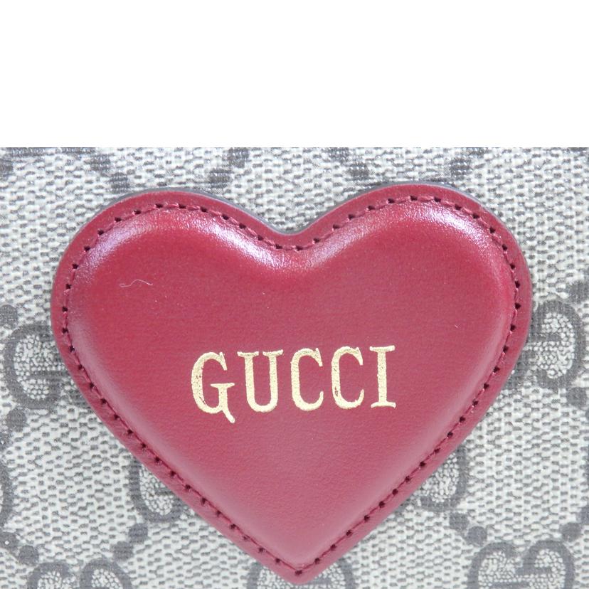 GUCCI グッチ/GGスプリーム／ハートモチーフ／コンパクト財布/648848//095*/SAランク/84
