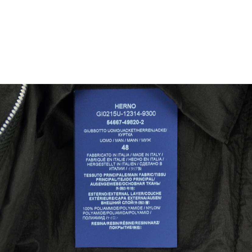 HERNO ヘルノ/ウルトラライトタスランナイロンジップフーディー/GI0215U-12314-9300//Aランク/75