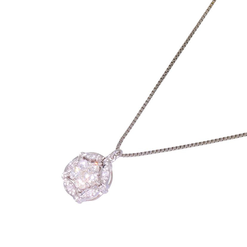 K18WGダイヤネックレス0．50ct//Aランク/69