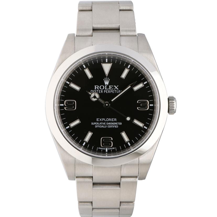 ROLEX ﾛﾚｯｸｽ/エクスプローラー1／自動巻／黒文字盤/214270//G34****/ABランク/78