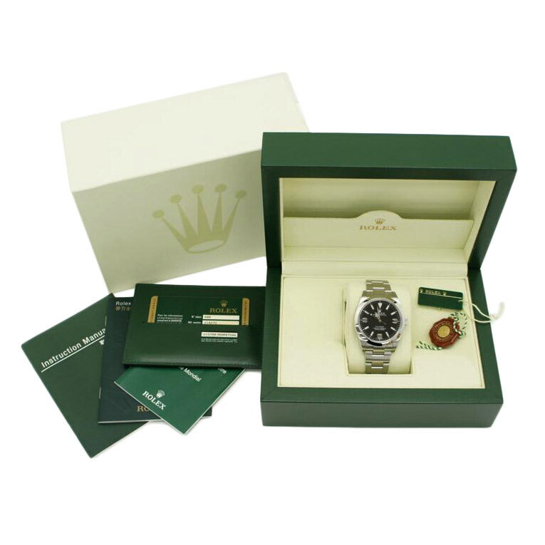 ROLEX ﾛﾚｯｸｽ/エクスプローラー1／自動巻／黒文字盤/214270//G34****/ABランク/78