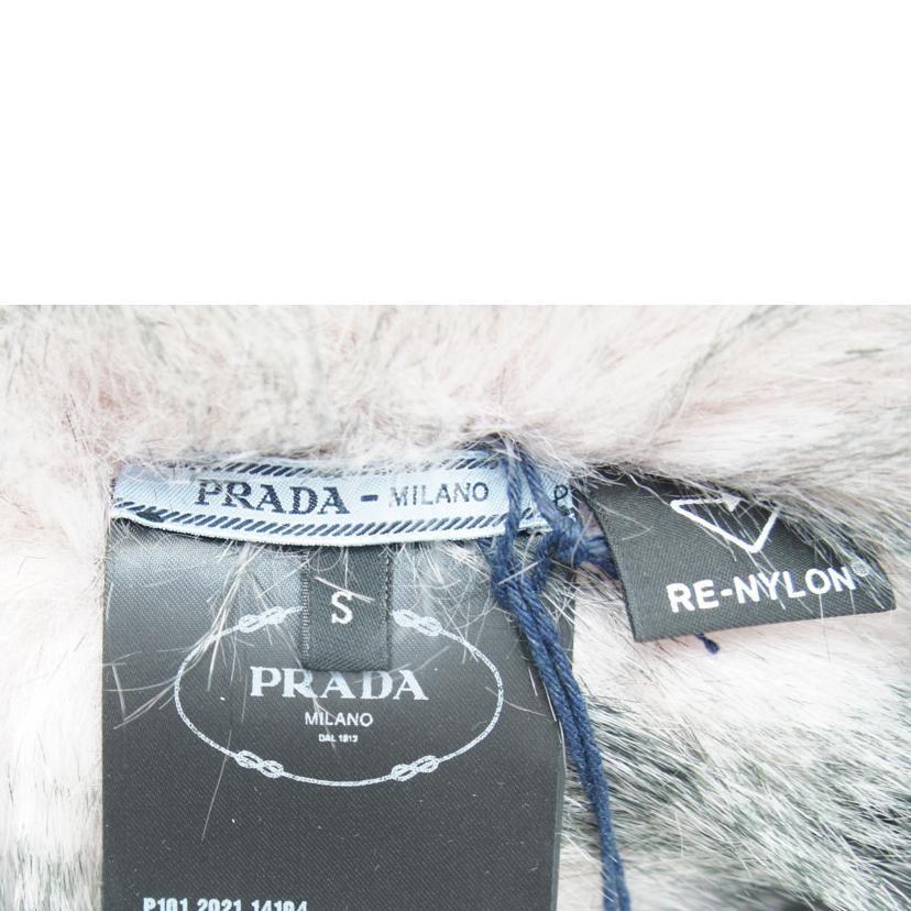 PRADA プラダ/PRADA／ファー付ナイロンベゲットハット／S/1HC137//Sランク/75