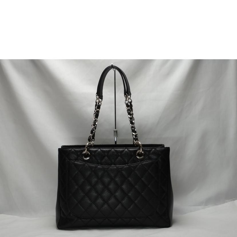 CHANEL シャネル/チェーンマトラッセ　トートバッグ　キャビアスキン　シルバー金具/A50995//181*****/Bランク/52