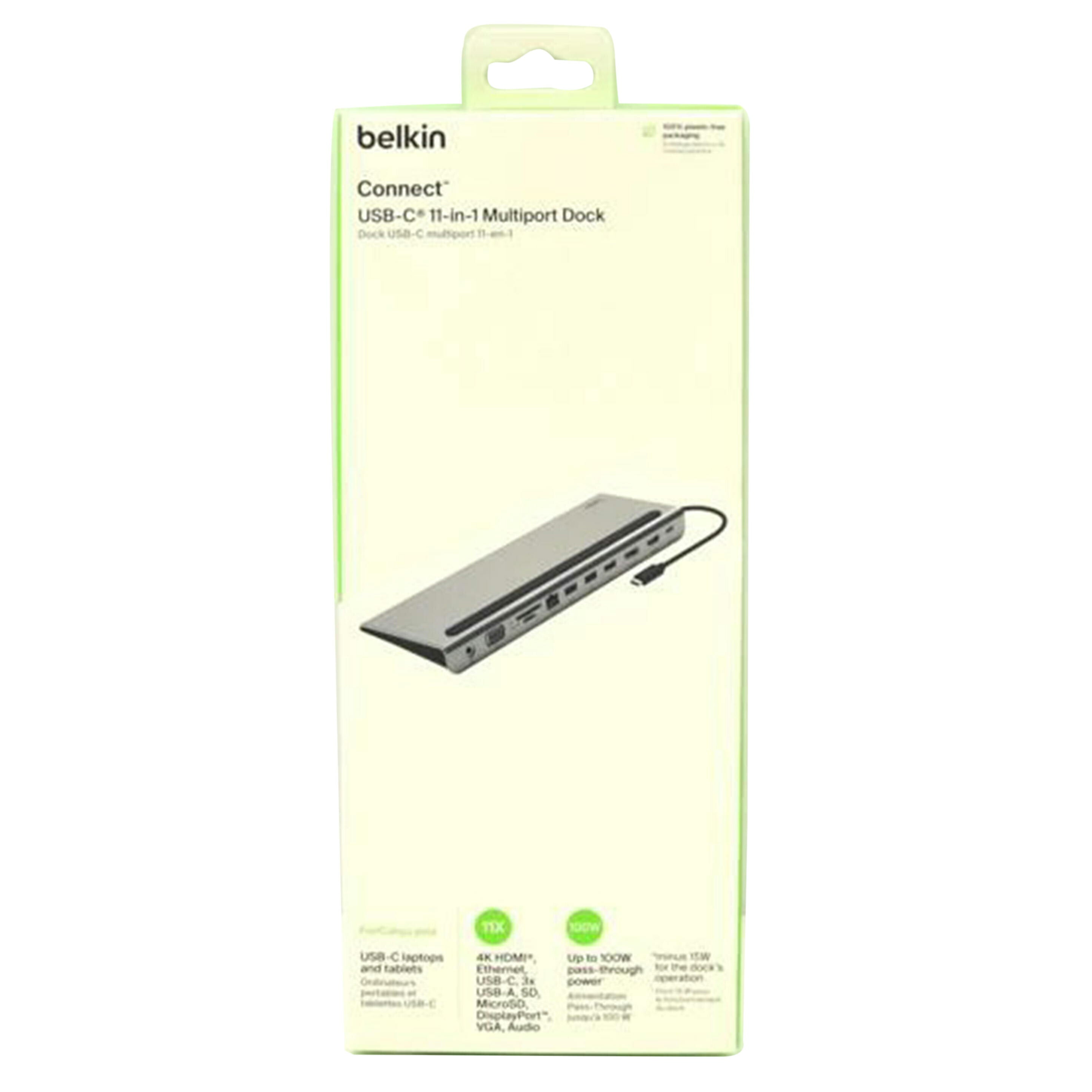 belkin ベルキン/マルチポートドック　11－in－1/Connect USB-C 11-in-1 Multiport Dock//Sランク/75