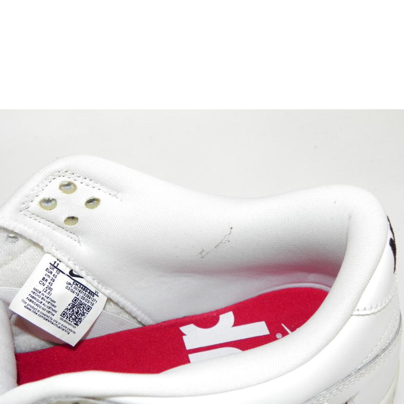 NIKE ナイキ/Supreme×NIKE　DUNK　LOW　Varsity　Red／White/CK3480-600//Aランク/81