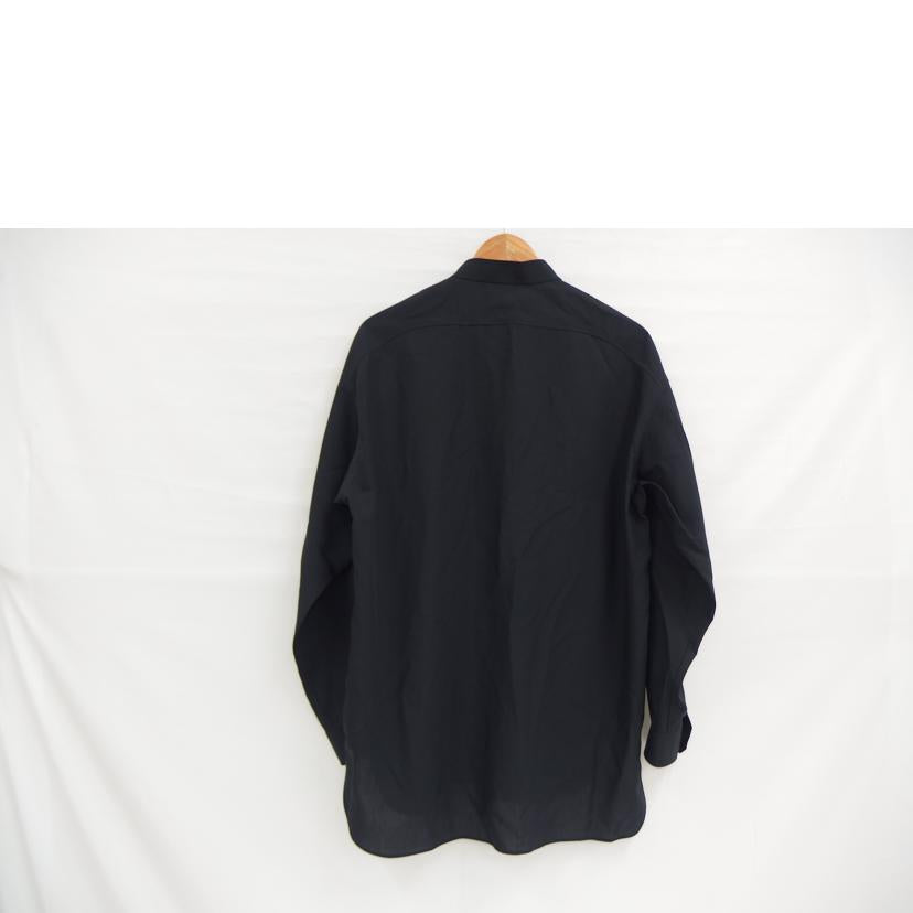 THE　RERACS　 ｻﾞﾘﾗｸｽ/THE　RERACSバンドカラーシャツ／ブラック　/22FW-REBL-315-J//ABランク/82