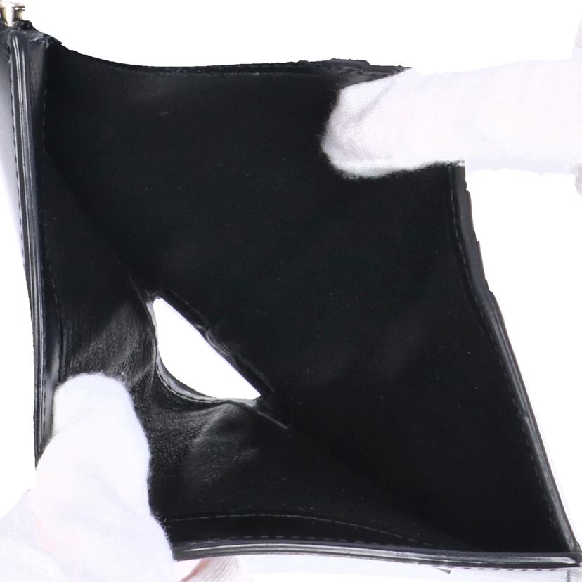 YSL イヴサンローラン/YSLロゴ　レザー二つ折り財布/575726//Aランク/70