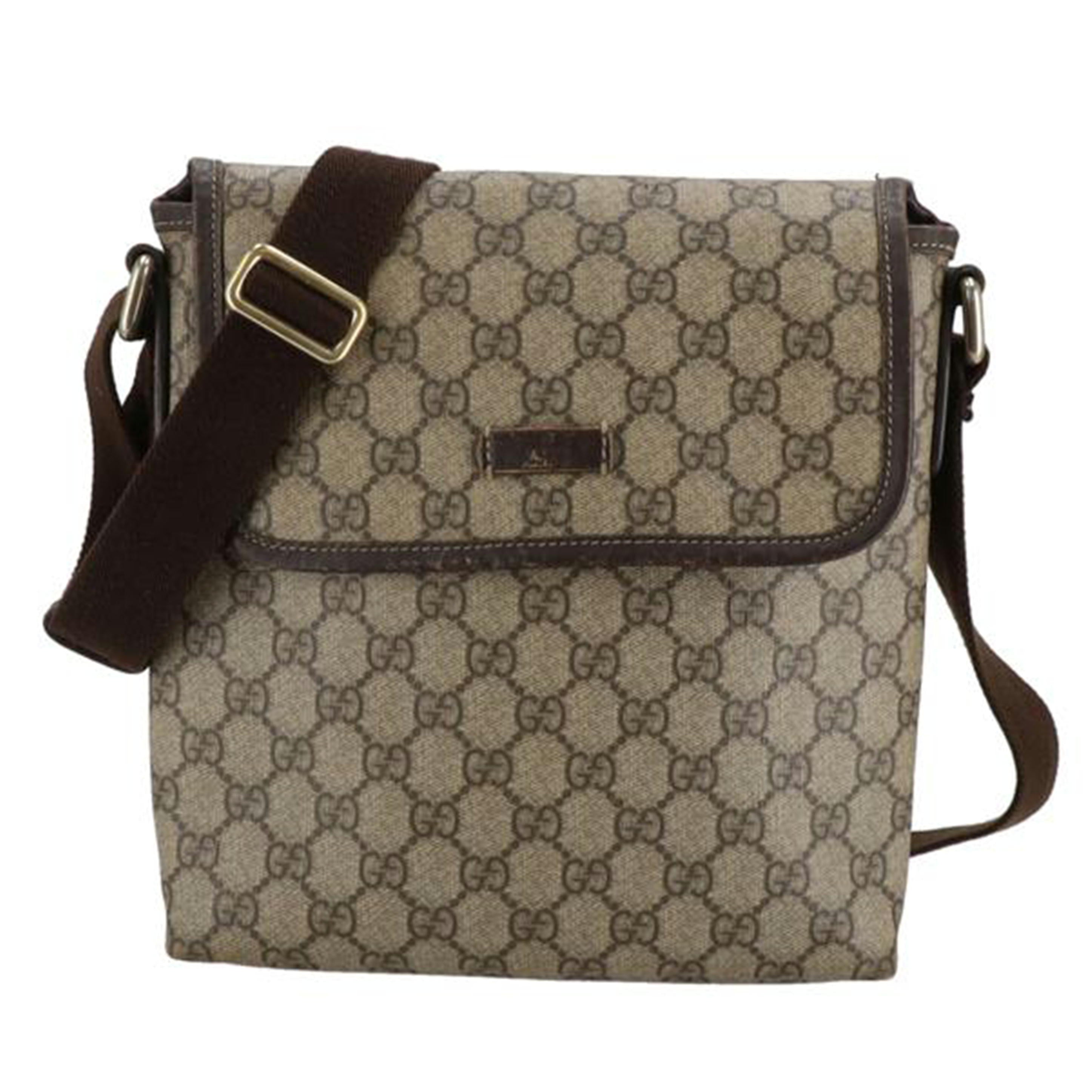 GUCCI グッチ/レザーGG柄フラップスクエアショルダー/223666//204***/Bランク/42