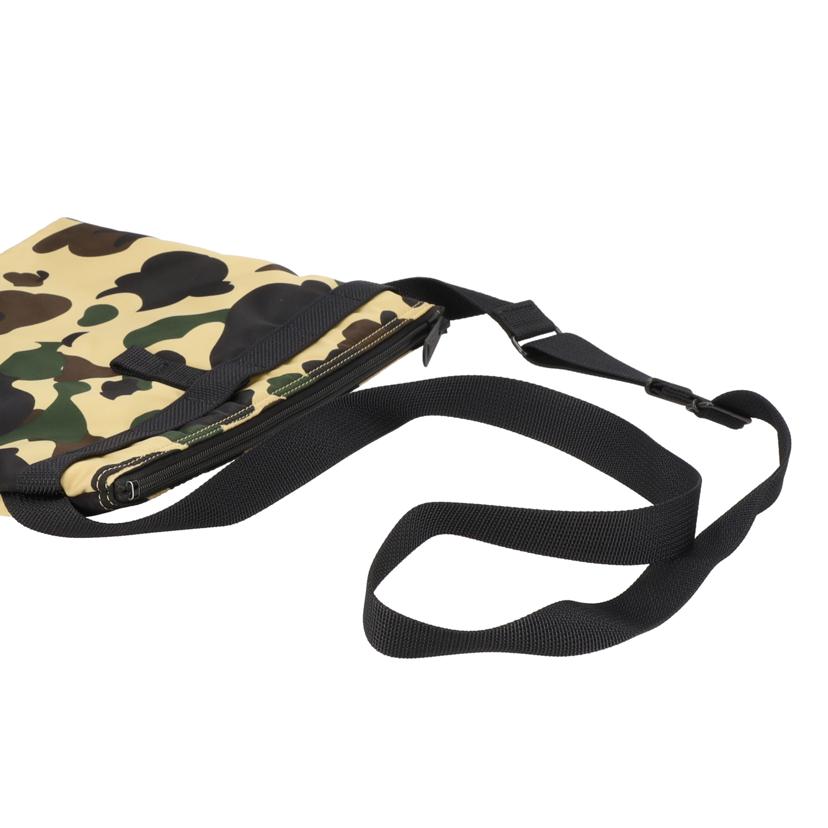 A　BATHING　APE アベイシングエイプ/ポーターカラーカモクロスボディバッグ//Aランク/09