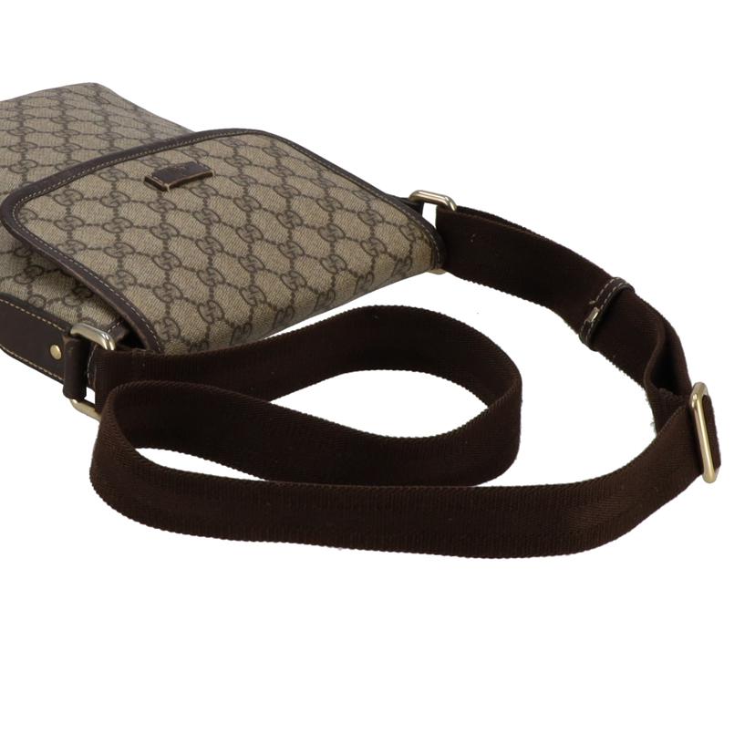 GUCCI グッチ/レザーGG柄フラップスクエアショルダー/223666//204***/Bランク/42