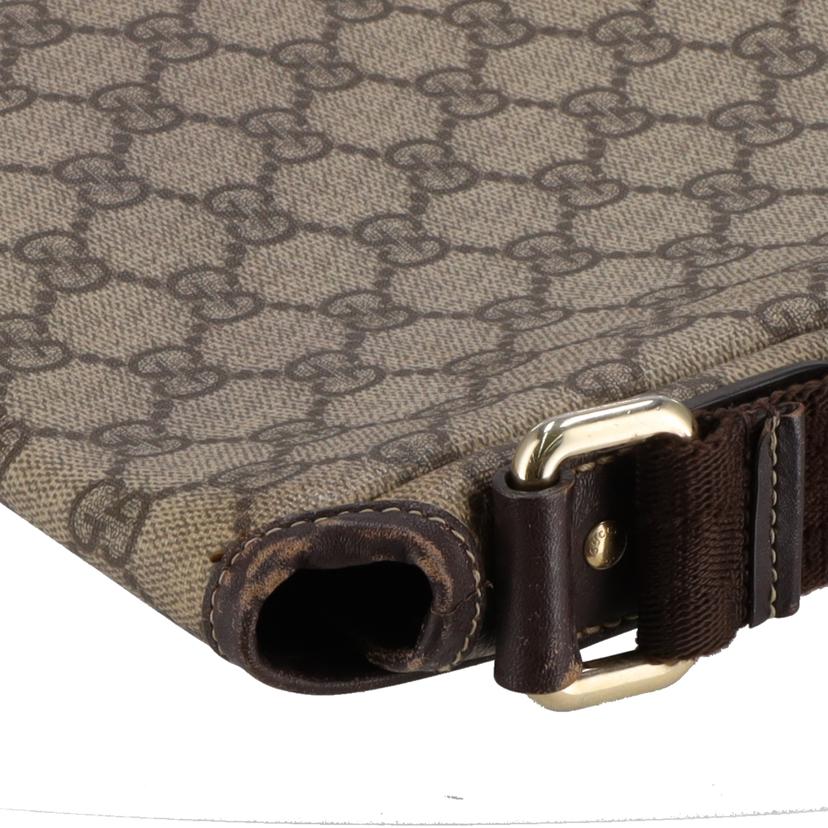 GUCCI グッチ/レザーGG柄フラップスクエアショルダー/223666//204***/Bランク/42