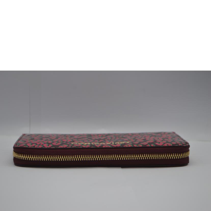 LOUIS VUITTON ルイヴィトン/ジッピーウォレット/ヴェルニ/レオパード/ルージュフォーヴィスト/M91477//CA0***/Aランク/89