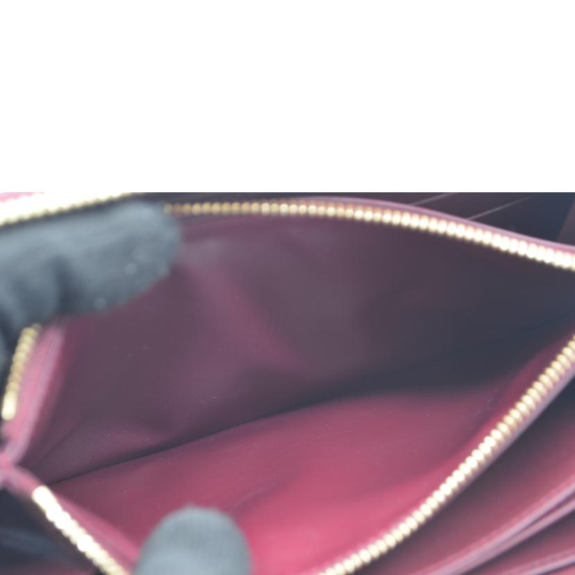 LOUIS VUITTON ルイヴィトン/ジッピーウォレット/ヴェルニ/レオパード/ルージュフォーヴィスト/M91477//CA0***/Aランク/89