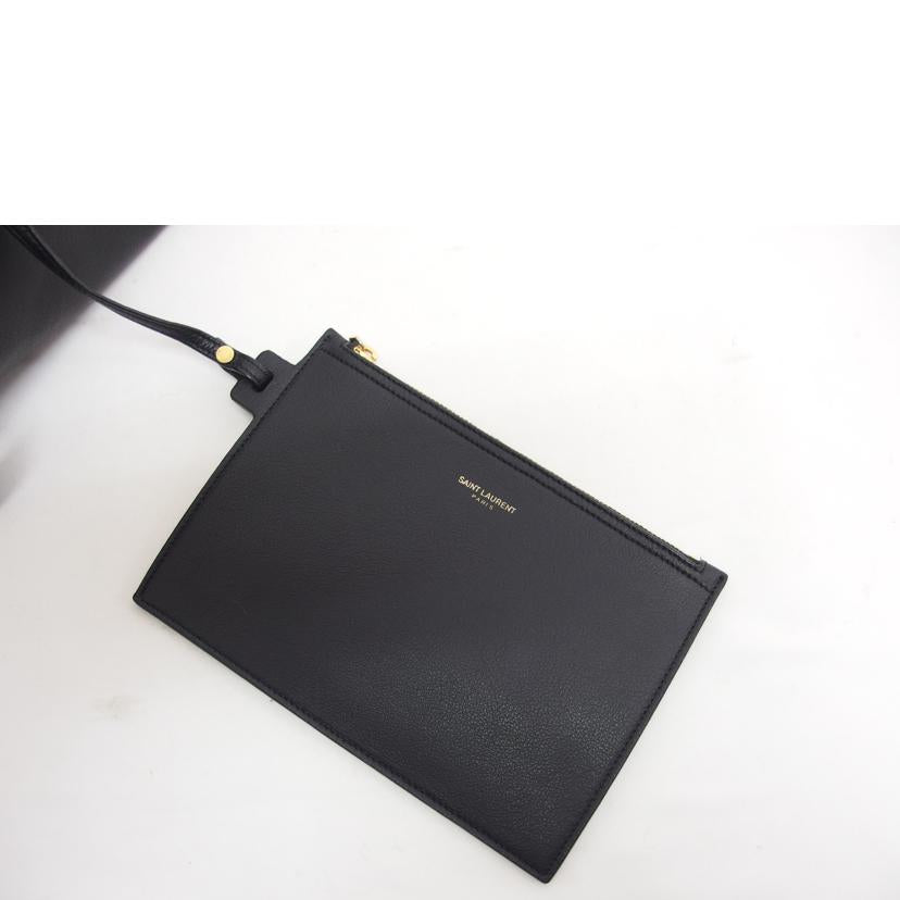SAINT　LAURENT サンローラン/レザートートバッグ／ブラック/CLD394195//071*/Bランク/04