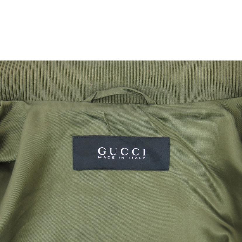 ＧＵＣＣＩ グッチ/シルクボンバージャケット／カーキ/333620//Z6468/Bランク/04