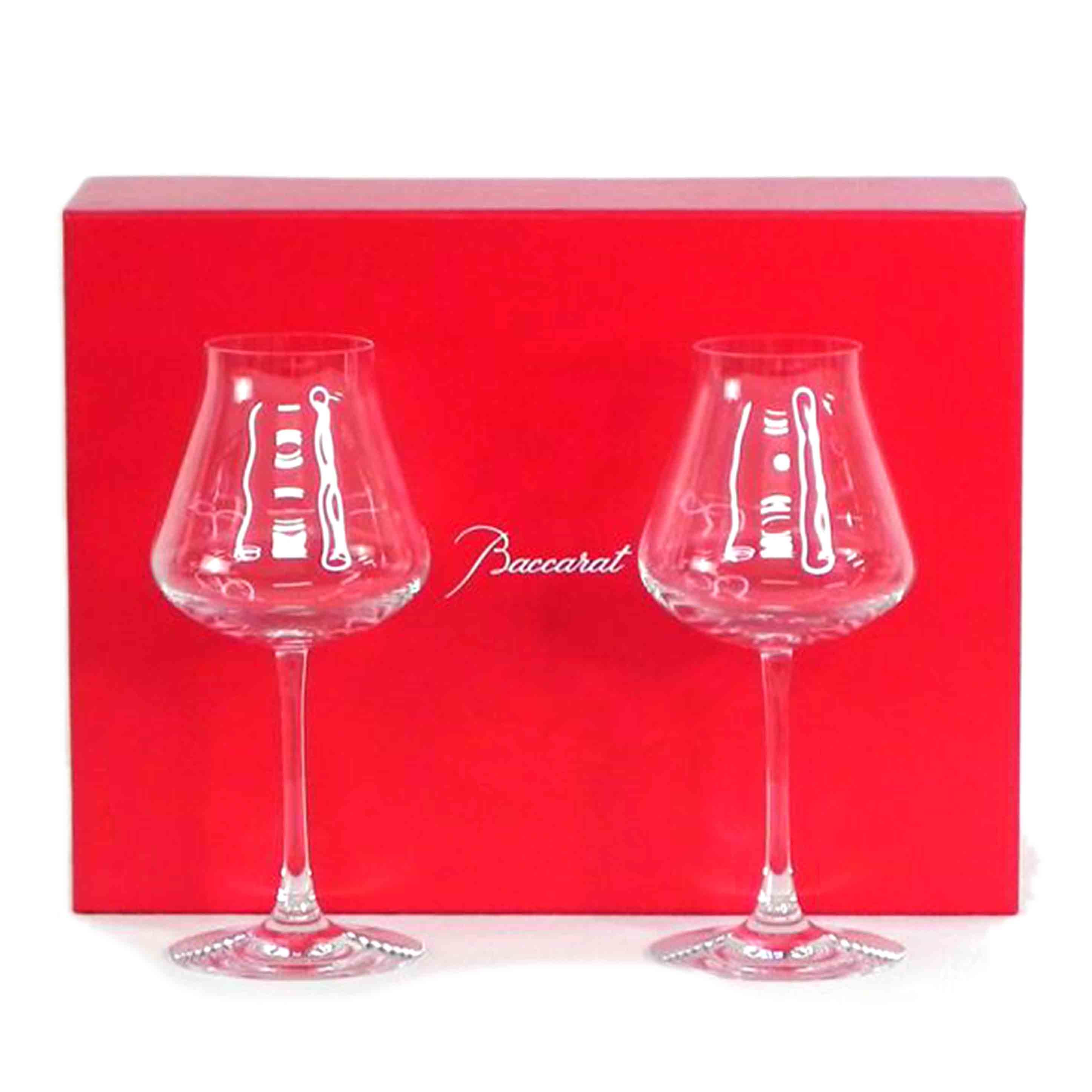 Baccarat バカラ/シャトーバカラ　ペアワイングラス//Aランク/81
