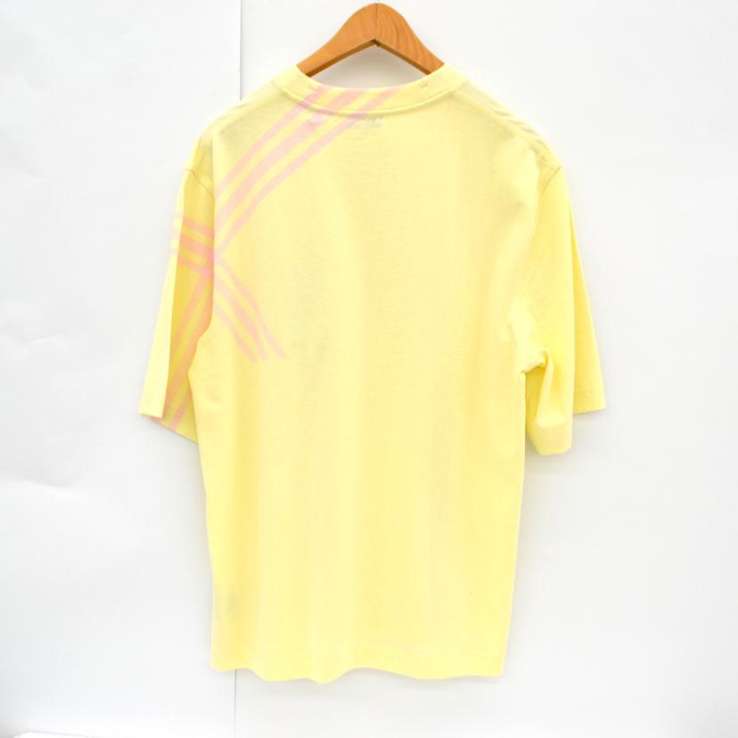 BURBERRY バーバリー/24SSチェックプリントオーバーTシャツ（薄黄）//ABランク/75