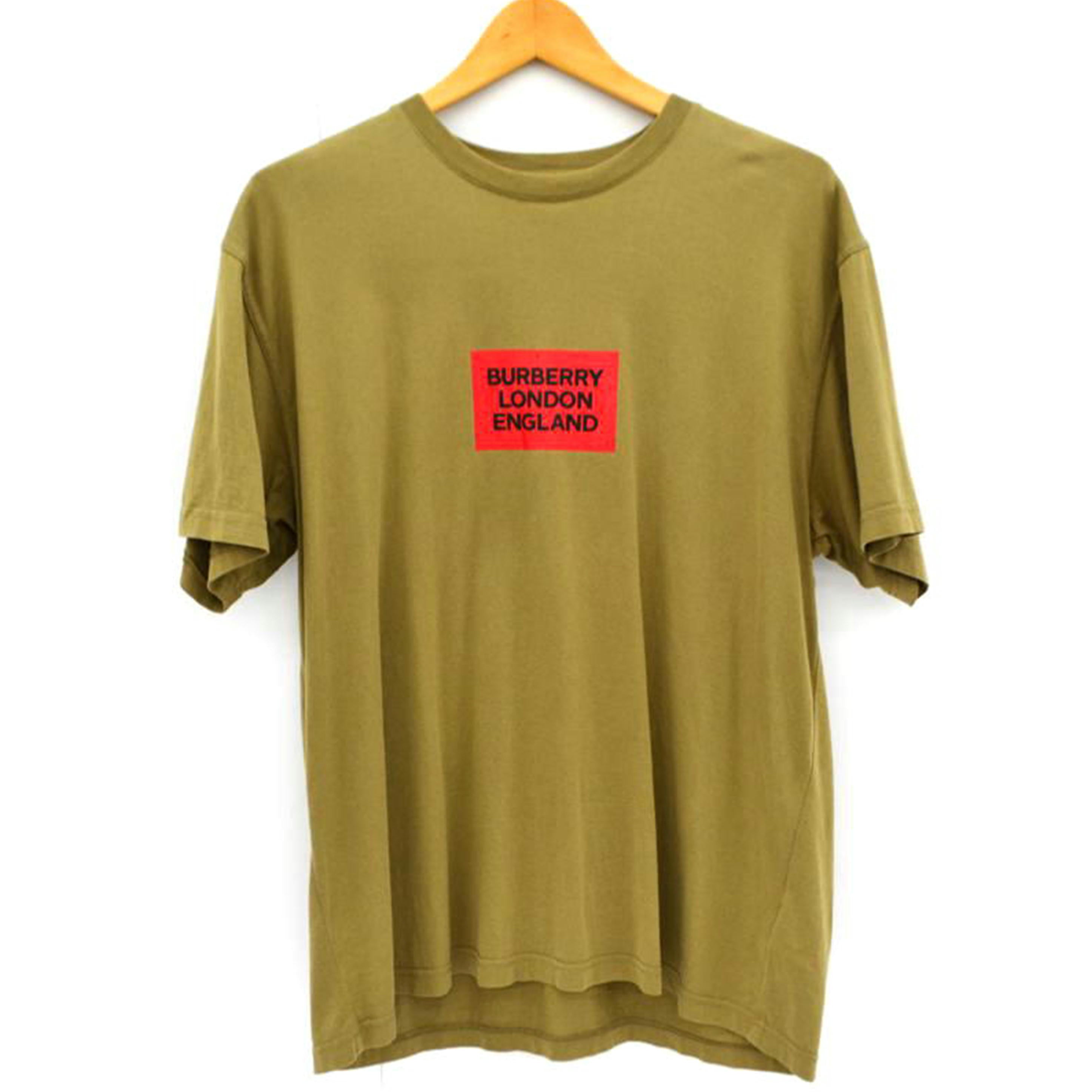 BURBERRY バーバリー/ロゴTシャツ（カーキ色）//Bランク/75