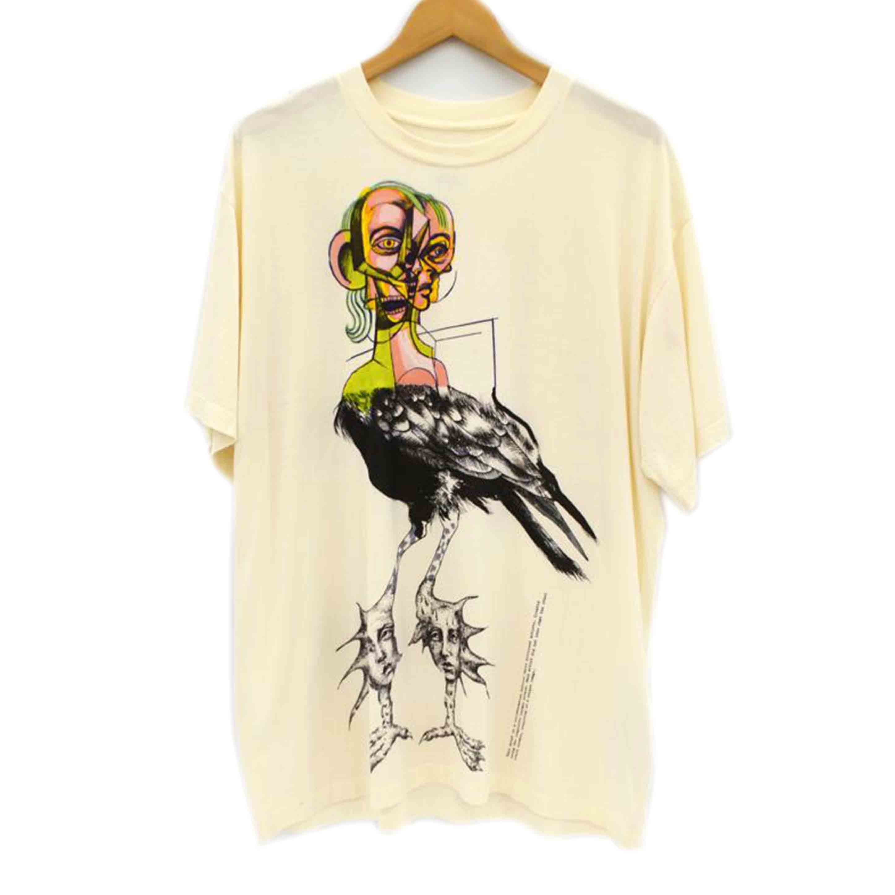 MM6 エムエムシックス/グラフィックプリントTシャツ（ホワイト）//ABランク/75