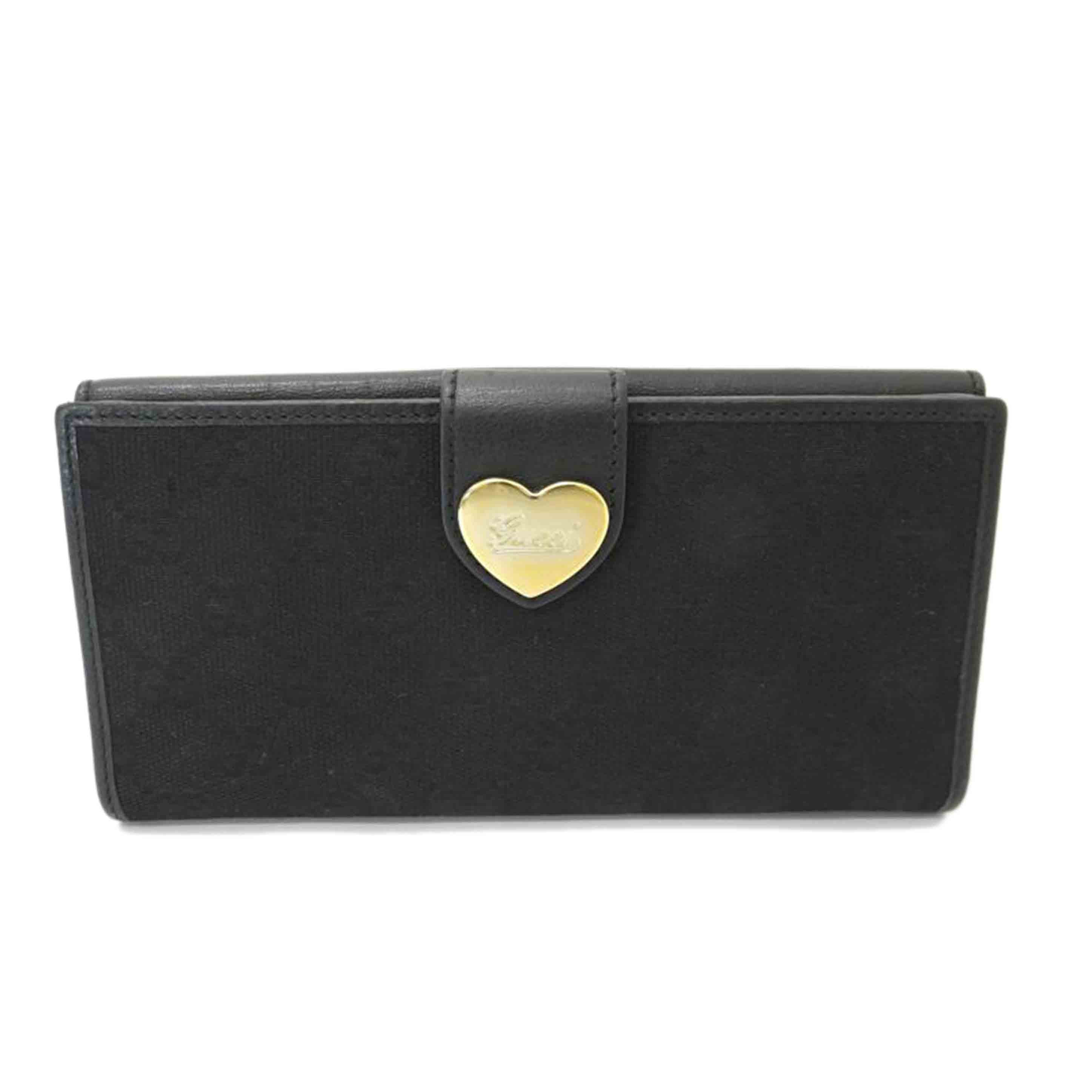 GUCCI グッチ/ハートプレート／GGキャンバス長財布/203550･2184//ABランク/88