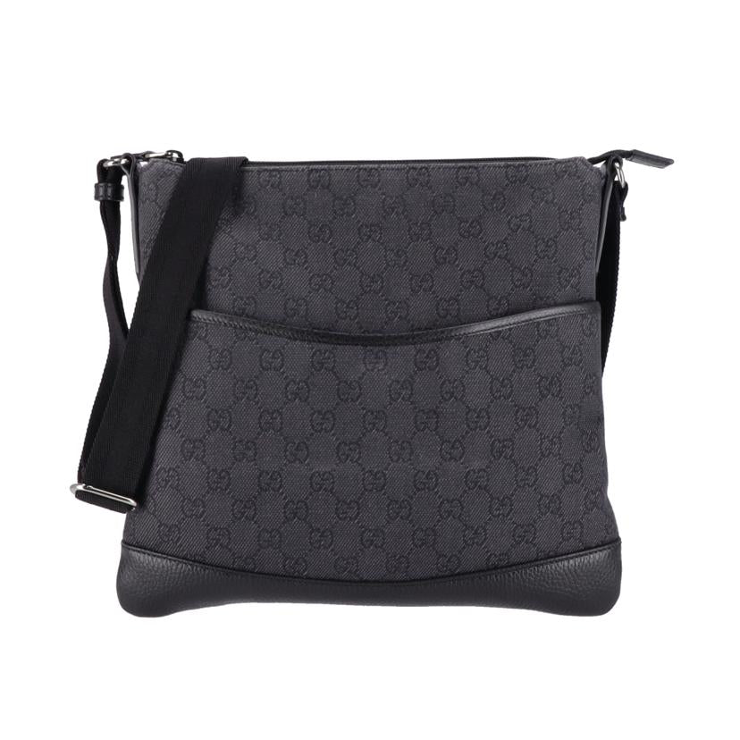 GUCCI グッチ/GGキャンバスレザーメッセンジャーショルダー/374414//525***/ABランク/75