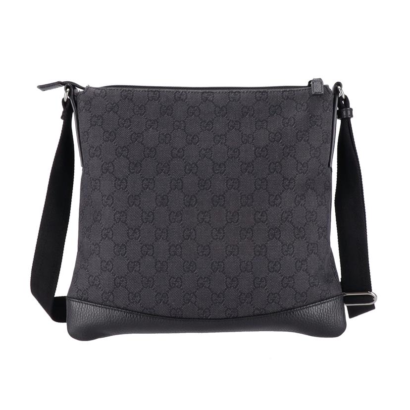 GUCCI グッチ/GGキャンバスレザーメッセンジャーショルダー/374414//525***/ABランク/75