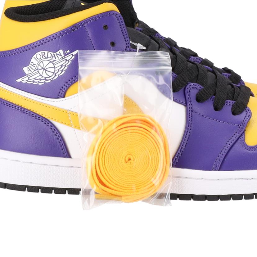 NIKE ナイキ/AIR　JORDAN　1　MID　SS（GS）　青×黄/DQ8426 517//ABランク/42