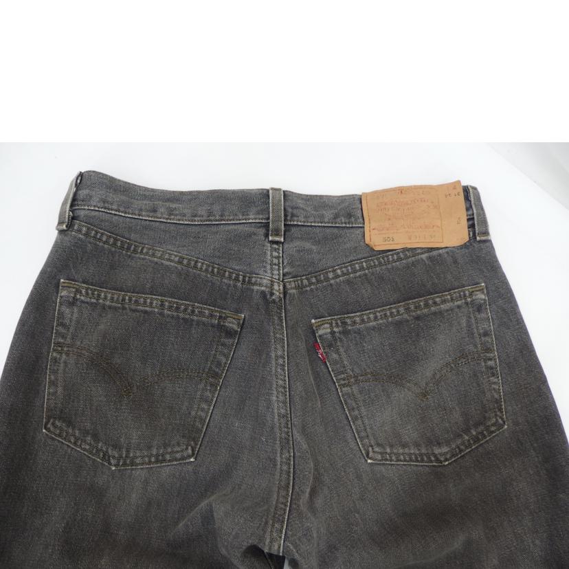 LEVIS ﾘｰﾊﾞｲｽ/LEVIS501／ブラック／先染め／ボタン裏553／00s//Bランク/82