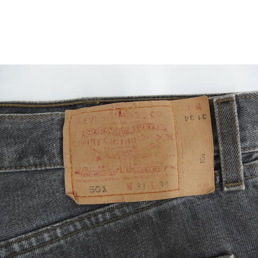 LEVIS ﾘｰﾊﾞｲｽ/LEVIS501／ブラック／先染め／ボタン裏553／00s//Bランク/82