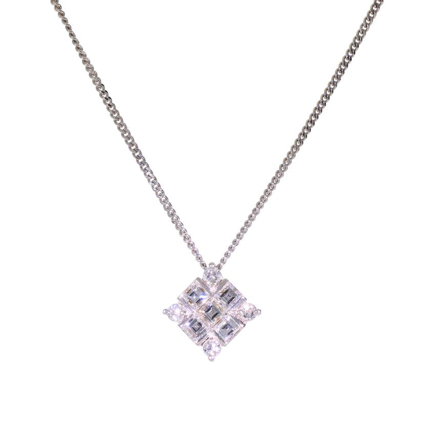 PT900／850ダイヤネックレス0．66ct//Aランク/69