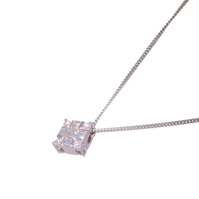 PT900／850ダイヤネックレス0．66ct//Aランク/69