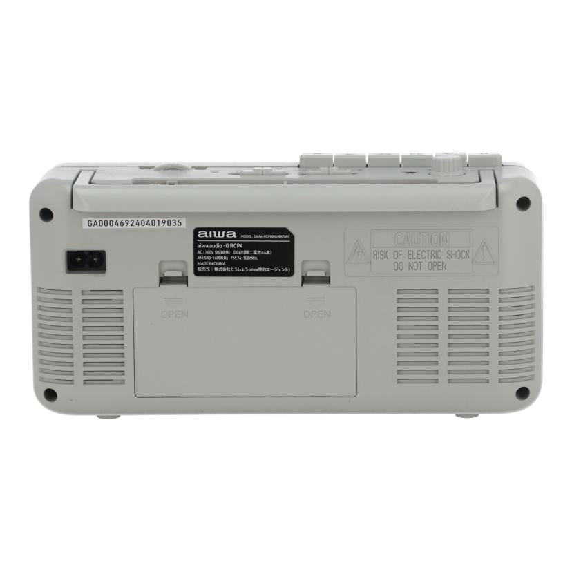aiwa アイワ/ラジカセ／aiwa　audio　－G/GAA4-RCP0004-GR//GA0004692404019035/Aランク/01