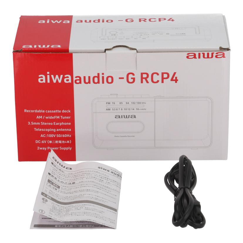 aiwa アイワ/ラジカセ／aiwa　audio　－G/GAA4-RCP0004-GR//GA0004692404019035/Aランク/01