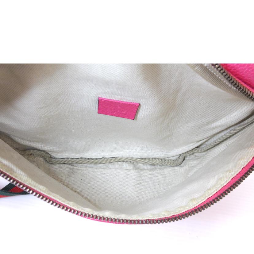 GUCCI グッチ/グッチプリントシェリーラインレザーボディバッグ/530412//527***/Bランク/88