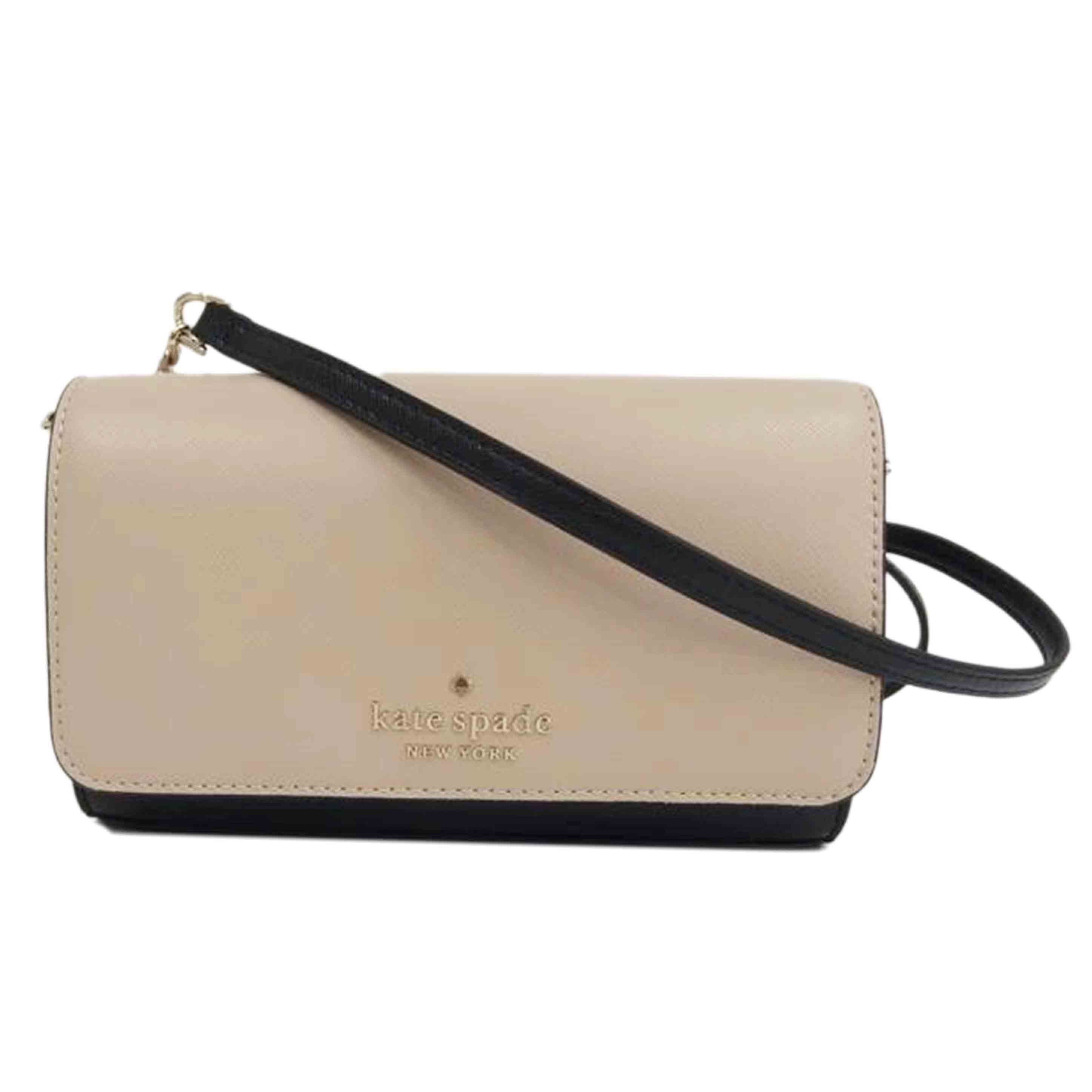 KateSpade ケイトスペード/バイカラーショルダーバッグ／ベージュ×ブラック//Aランク/82