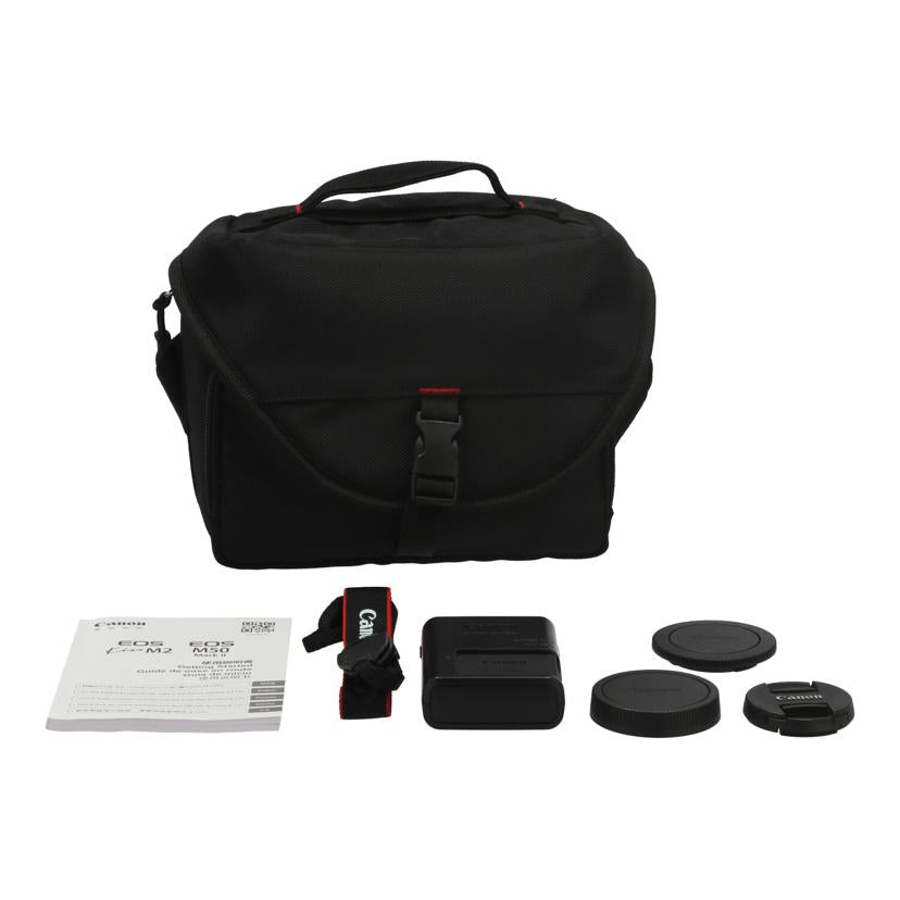 Canon キャノン/ミラーレス一眼ダブルズ－ムキット/EOS Kiss M2  ﾀﾞﾌﾞﾙｽﾞｰﾑｷｯﾄ//341055001112/Bランク/42