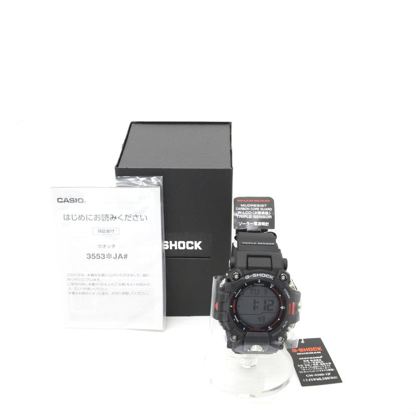 CASIO カシオ/G－SHOCK／マッドマン／トリプルセンサー／電波ソーラー/GW-9500-1JF//SAランク/88