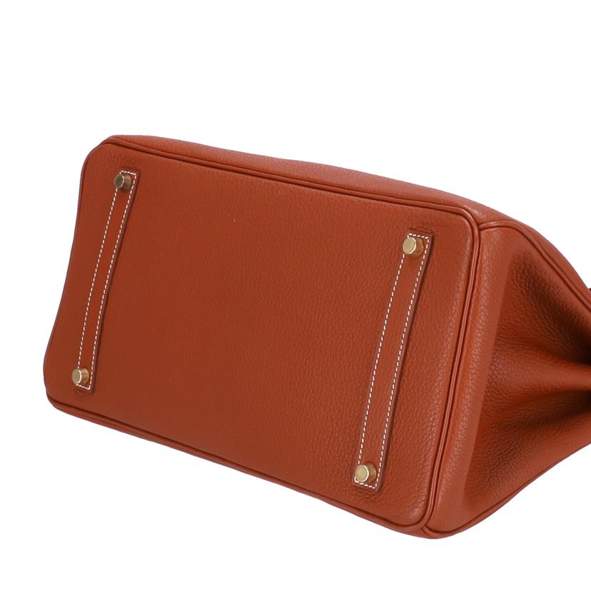HERMES ｴﾙﾒｽ/バーキン35／トゴ／ゴールド／G金具//ABランク/93