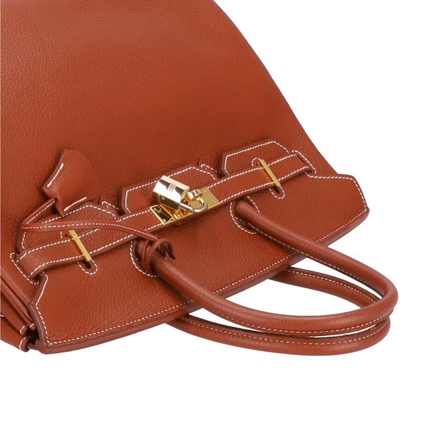 HERMES ｴﾙﾒｽ/バーキン35／トゴ／ゴールド／G金具//ABランク/93