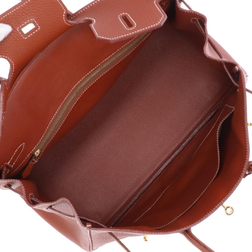 HERMES ｴﾙﾒｽ/バーキン35／トゴ／ゴールド／G金具//ABランク/93