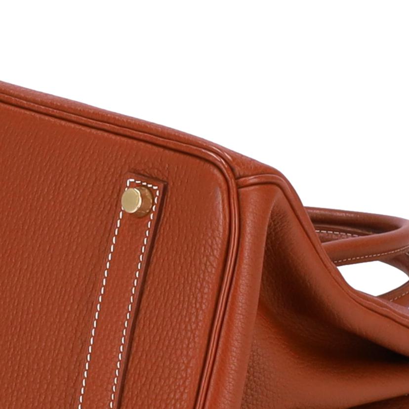 HERMES ｴﾙﾒｽ/バーキン35／トゴ／ゴールド／G金具//ABランク/93