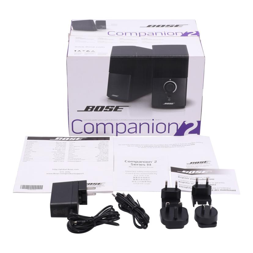 BOSE ボーズ/マルチメディアスピーカー／Companion2　SeriesIII/354495-5100//060281Z82910051BE/Bランク/71