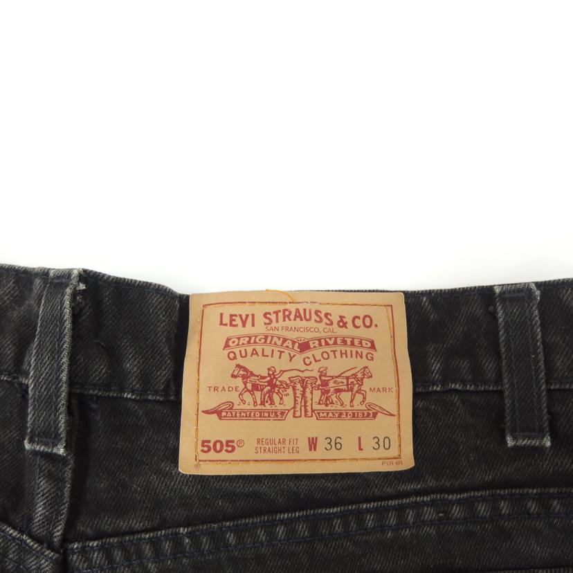 LEVIS ﾘｰﾊﾞｲｽ/LEVIS505／90s／ブラック/00505-0260//Bランク/82