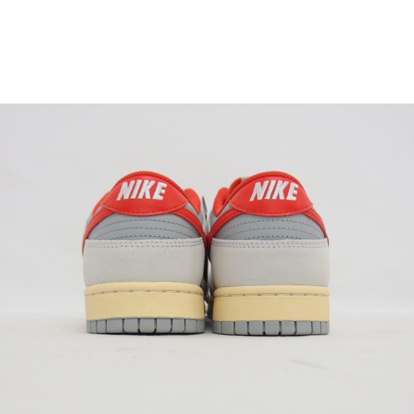 NIKE ナイキ/ダンク　ロー／セイル　フォトンダスト／ライトスモークグレー　ピカンテレッド／ローカットスニーカー/FJ5429-133//SAランク/04