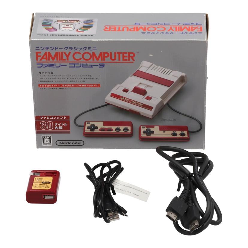 NINTENDO 任天堂 ニンテンドー /クラシックミニ ファミリーコンピュータ /CLV-S-HVCC//HJE103749837/Bランク/01