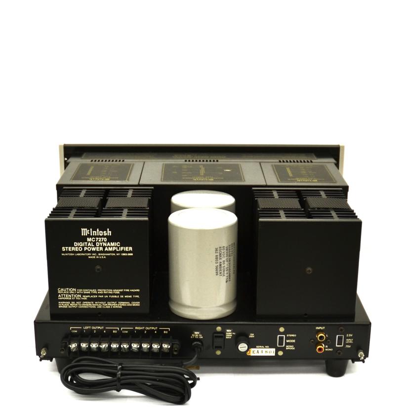 McIntosh マッキントッシュ /パワーアンプ/MC7270//JEA4801/Bランク/75