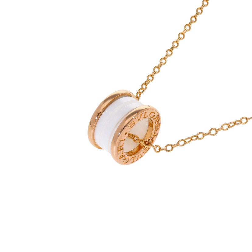 BVLGARI ブルガリ/AU750PG／B－Zero1ホワイトセラミックネックレス/12.7//47-55cm/Aランク/75